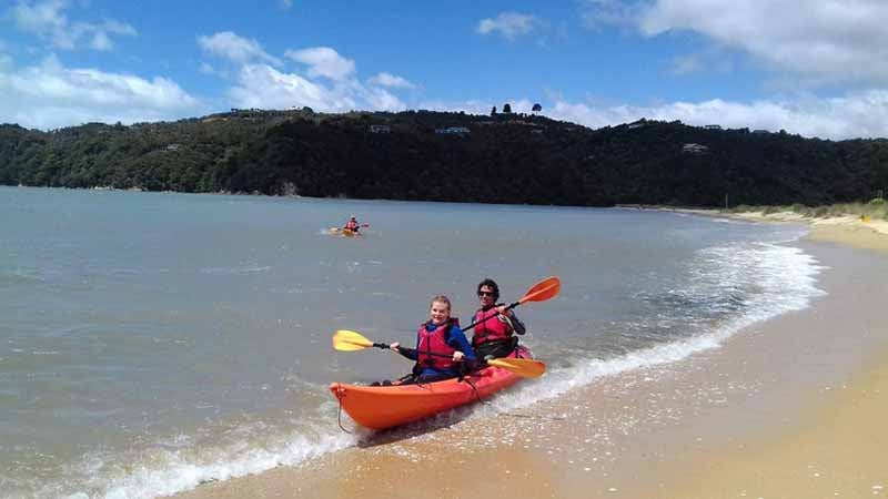 Experience true freedom and the sheer tranquillity of the stunning Abel Tasman National Park and hire a Sit on Top Kayak!